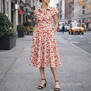 Lela Rose Floral Jane dress
